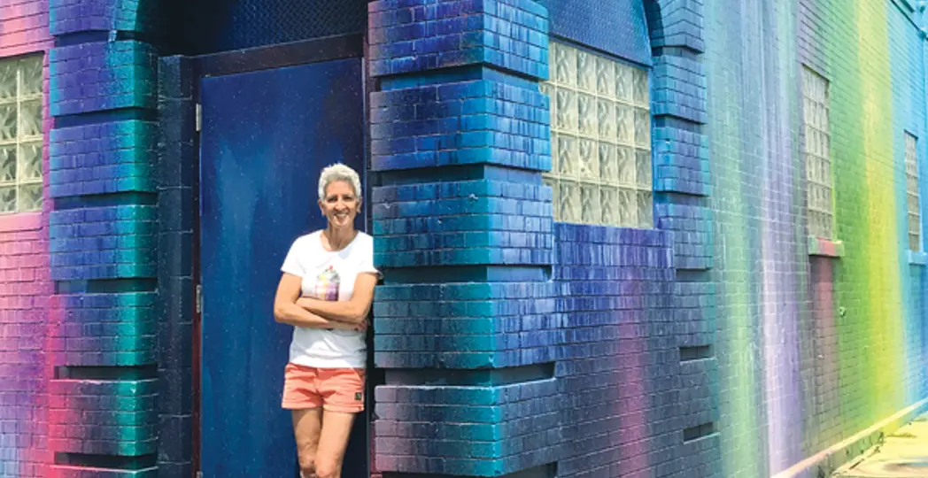 Graffiti HeArt’s colorful Superior Avenue building, pictured in Cleveland Magazine’s gallery-opening coverage
